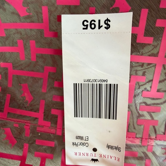 Elaine Turner Pink Transparent Tote - Picture 9 of 10